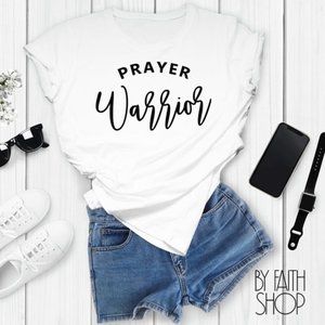 Prayer Warrior Unisex T-shirt Faith based Graphic